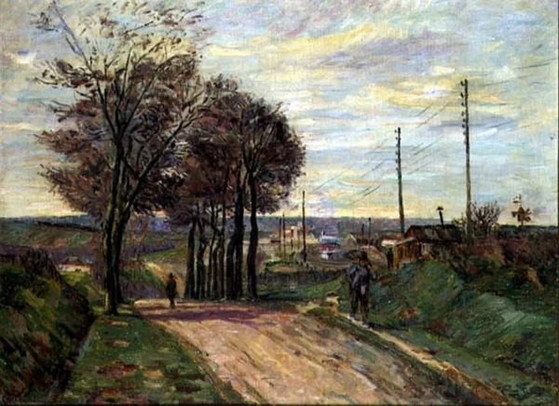 La periferia di Parigi, 1881 circa